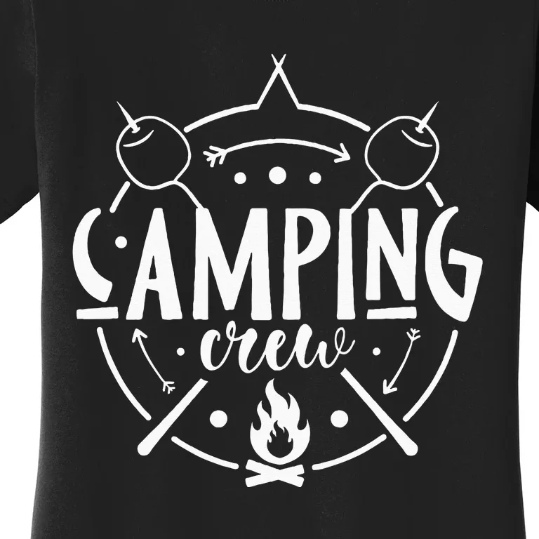 Camping Matching Design For Family Camper Group Camping Crew Women's T-Shirt