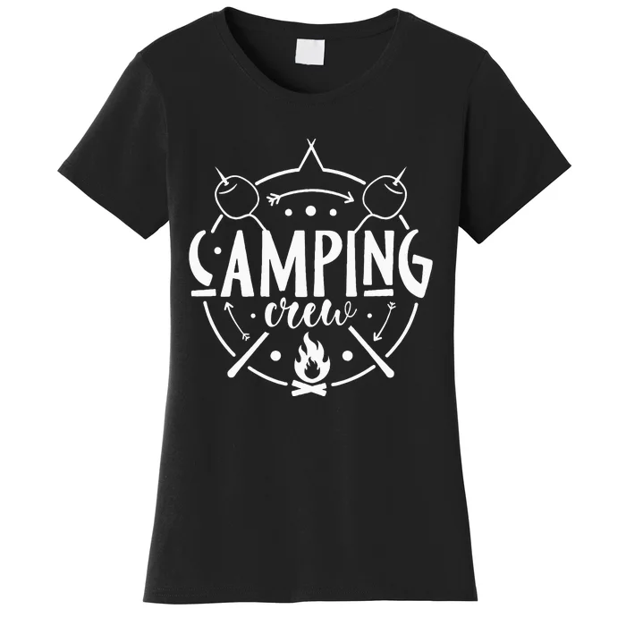 Camping Matching Design For Family Camper Group Camping Crew Women's T-Shirt