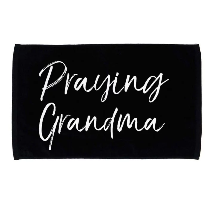 Christian Mothers Day Gift Prayer Warrior Praying Grandma Microfiber Hand Towel