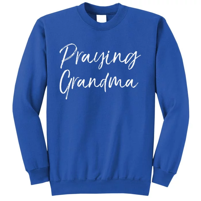 Christian Mothers Day Gift Prayer Warrior Praying Grandma Sweatshirt