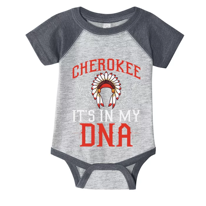 Cherokee My Dna Native Americans Design Infant Baby Jersey Bodysuit