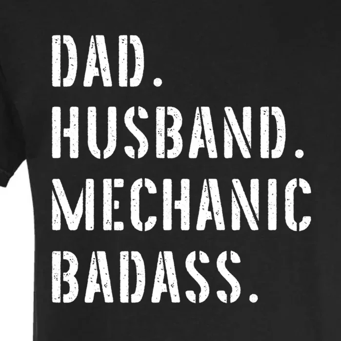 Car Mechanic Dad Funny Gift From Daughter Son Wife Gift Garment-Dyed Heavyweight T-Shirt