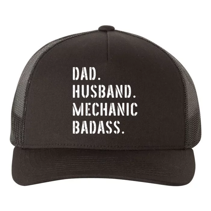 Car Mechanic Dad Funny Gift From Daughter Son Wife Gift Yupoong Adult 5-Panel Trucker Hat