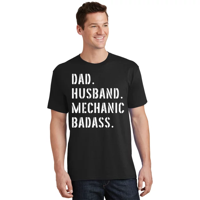 Car Mechanic Dad Funny Gift From Daughter Son Wife Gift T-Shirt