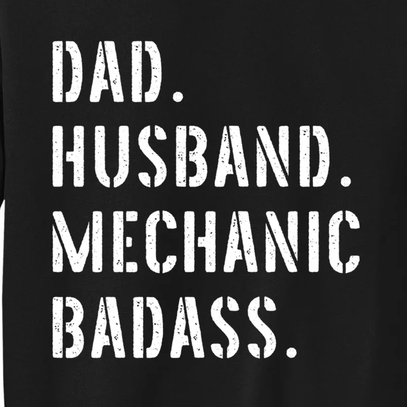 Car Mechanic Dad Funny Gift From Daughter Son Wife Gift Tall Sweatshirt