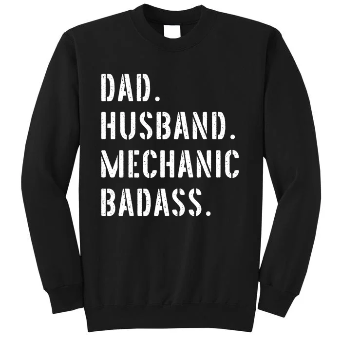 Car Mechanic Dad Funny Gift From Daughter Son Wife Gift Tall Sweatshirt