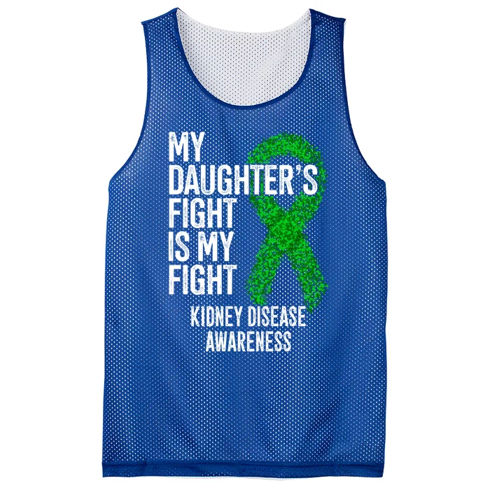 Ckd My Daughter's Fight Is My Fight Ney Disease Awareness Gift Mesh Reversible Basketball Jersey Tank