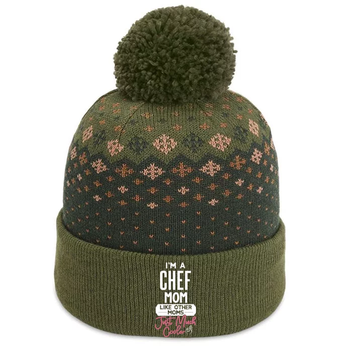 Cool Mothers Day Design Chef Mom Gift The Baniff Cuffed Pom Beanie