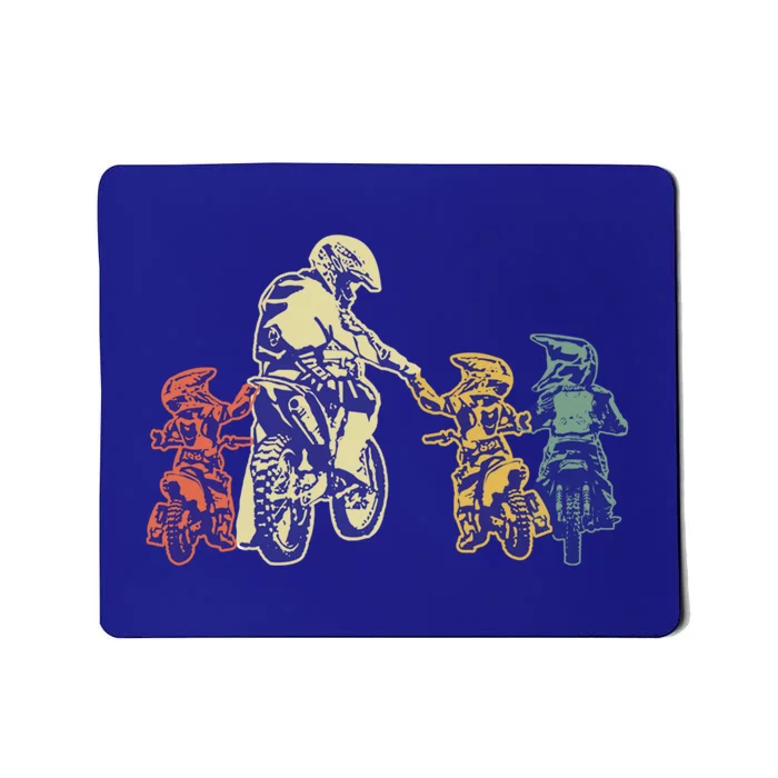 Cool Motocross Dirt Bike Biker Dad And Sons FatherS Day Cool Gift Mousepad