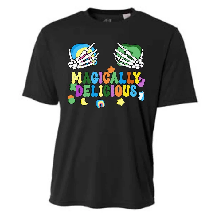 Colorful Magically Delicious Sexy Shamrock St Patrick's Day Cooling Performance Crew T-Shirt