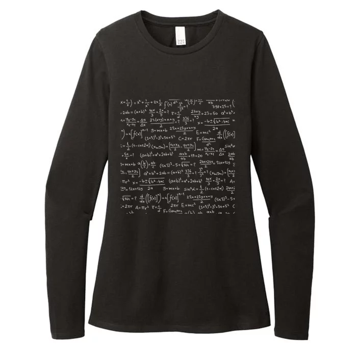 Cool Math Equations Work Board Womens CVC Long Sleeve Shirt