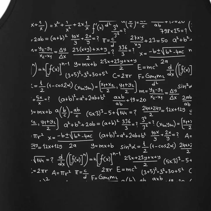 Cool Math Equations Work Board Performance Tank