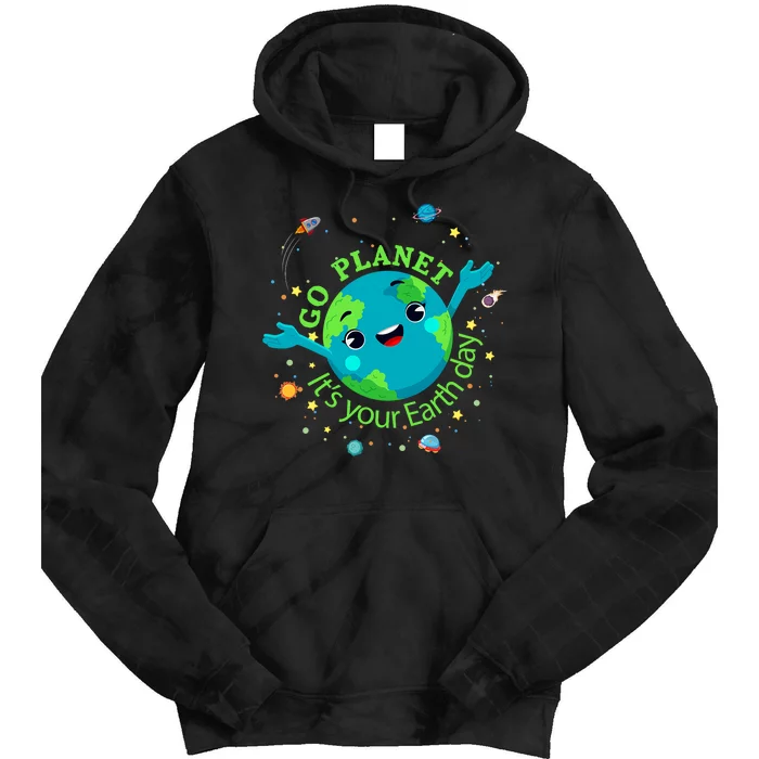 Cute Mother Earth Day Save Our Planet Women Girl Tie Dye Hoodie