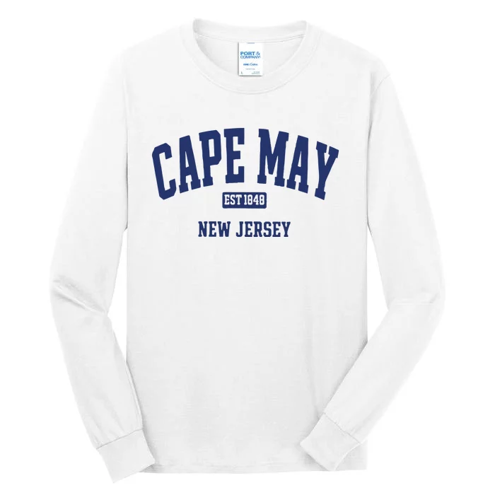 Cape May Est 1848 New Jersey Tall Long Sleeve T-Shirt