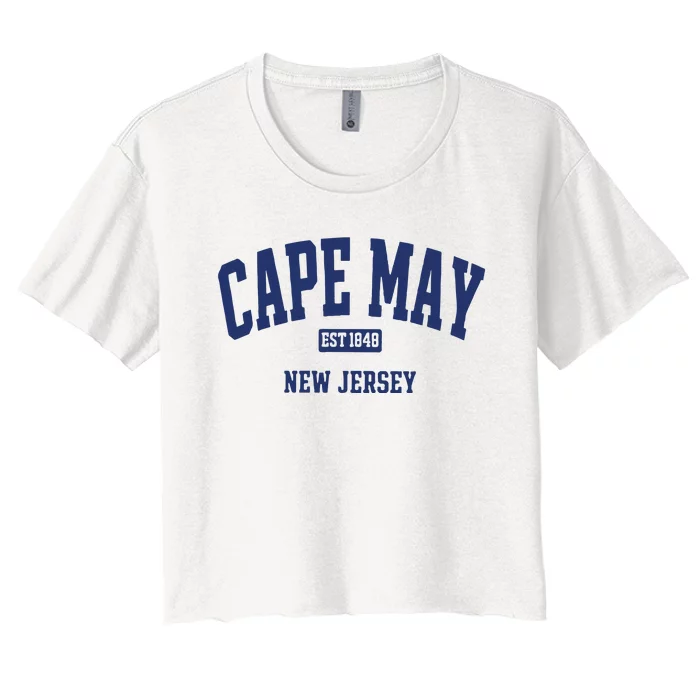 Cape May Est 1848 New Jersey Women's Crop Top Tee