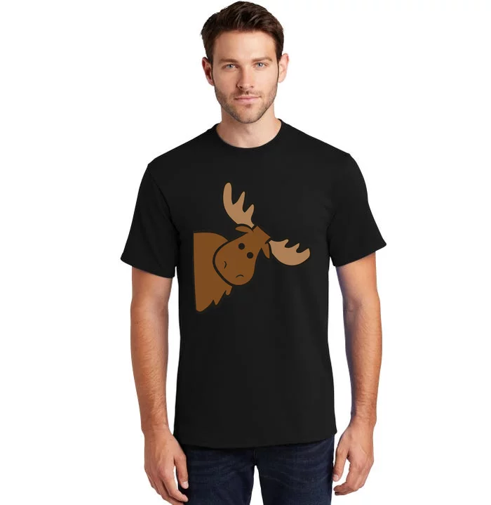 Cute Moose Elk Deer Funny Alaska Moose Tall T-Shirt