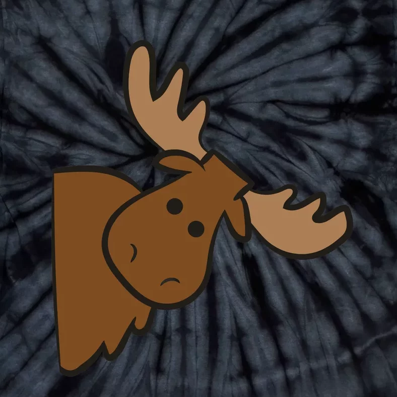 Cute Moose Elk Deer Funny Alaska Moose Tie-Dye T-Shirt