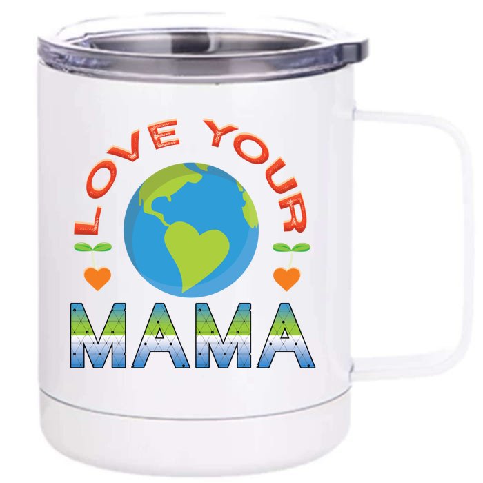 Cute Mother Earth Day Environtal Nature Lover Great Gift Front & Back 12oz Stainless Steel Tumbler Cup