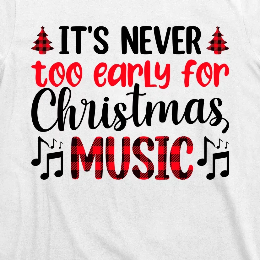 Christmas Music Enthusiast Graphic T-Shirt