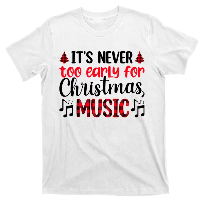 Christmas Music Enthusiast Graphic T-Shirt