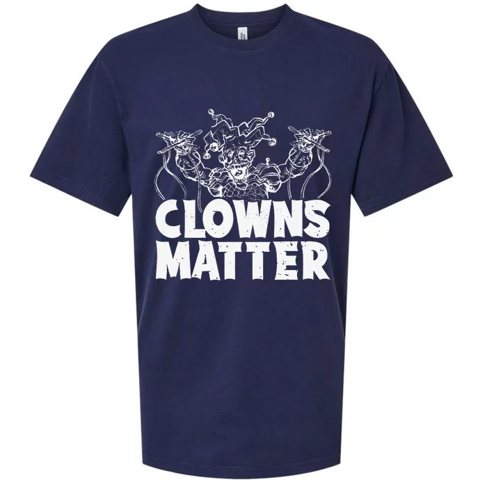 Clowns Matter Evil Clown Lover Scary Halloween Season Lover Sueded Cloud Jersey T-Shirt