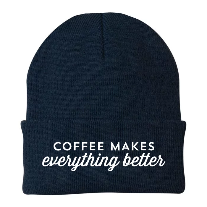 Coffee Makes Everything Better Knit Cap Winter Beanie