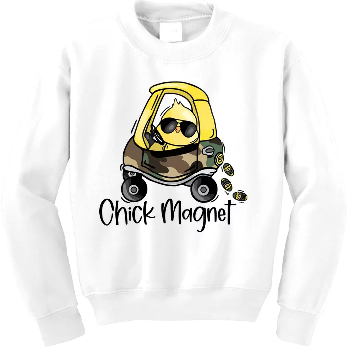 Chick Magnet Easter Kids Sweatshirt