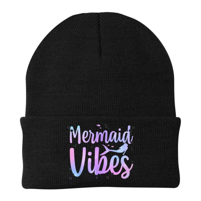 Cute Mermaid For Women Girls Mythical Creature Mermaid Lover Knit Cap Winter Beanie