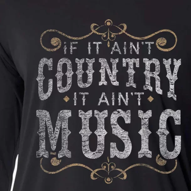 Country Music Fan Country Musician Country Music Lover Cooling Performance Long Sleeve Crew