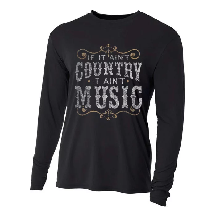 Country Music Fan Country Musician Country Music Lover Cooling Performance Long Sleeve Crew