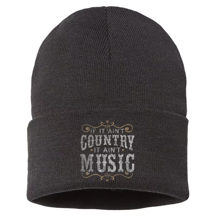 Country Music Fan Country Musician Country Music Lover Sustainable Knit Beanie