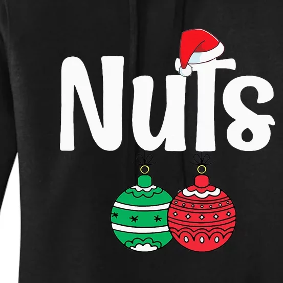 Chestnuts Matching Family Funny Chest Nuts Christmas Couples Women's Pullover Hoodie