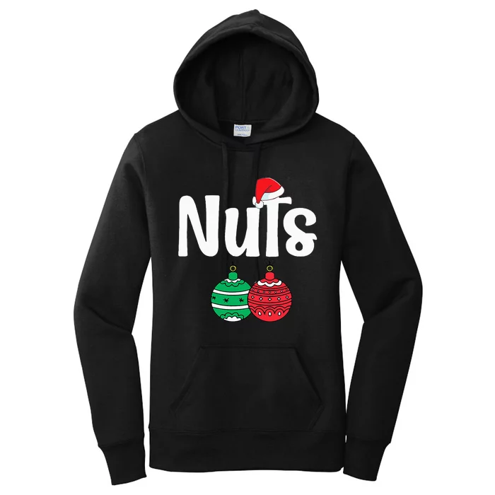 Chestnuts Matching Family Funny Chest Nuts Christmas Couples Women's Pullover Hoodie