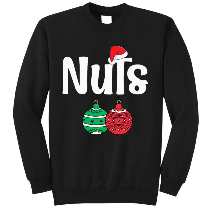 Chestnuts Matching Family Funny Chest Nuts Christmas Couples Tall Sweatshirt