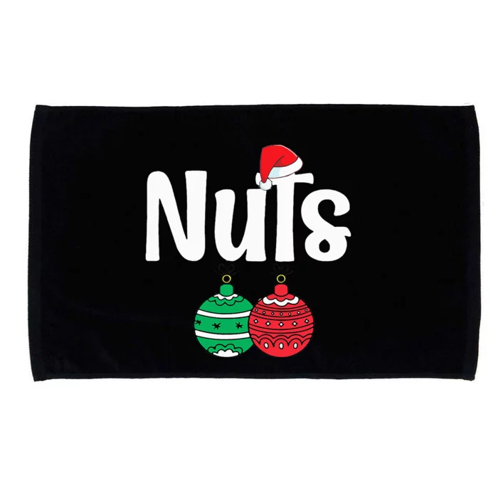 Chestnuts Matching Family Funny Chest Nuts Christmas Couples Microfiber Hand Towel