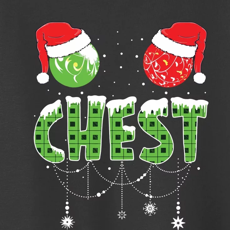 Chestnuts Matching Family Funny Chest Nuts Christmas Couples Toddler T-Shirt