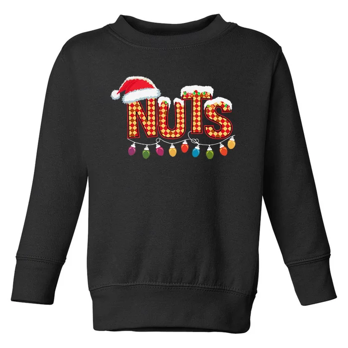 Chestnuts Matching Family Funny Chest Nuts Christmas Couples Toddler Sweatshirt