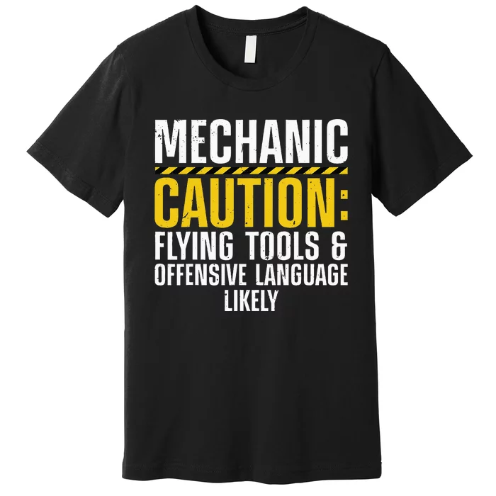 Cool Mechanic For Men Drag Race Automobile Garage Enthusiast Premium T-Shirt