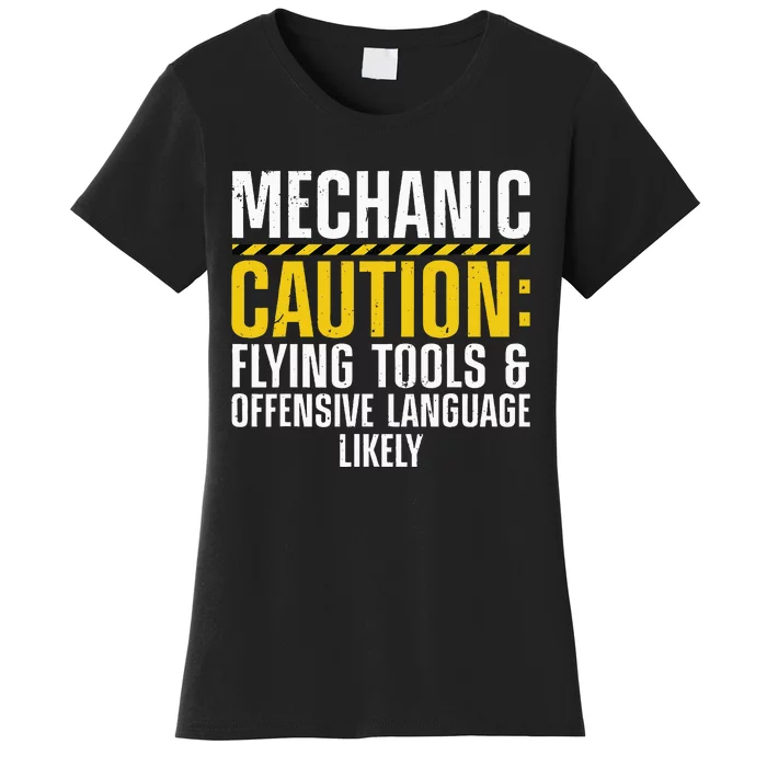 Cool Mechanic For Men Drag Race Automobile Garage Enthusiast Women's T-Shirt