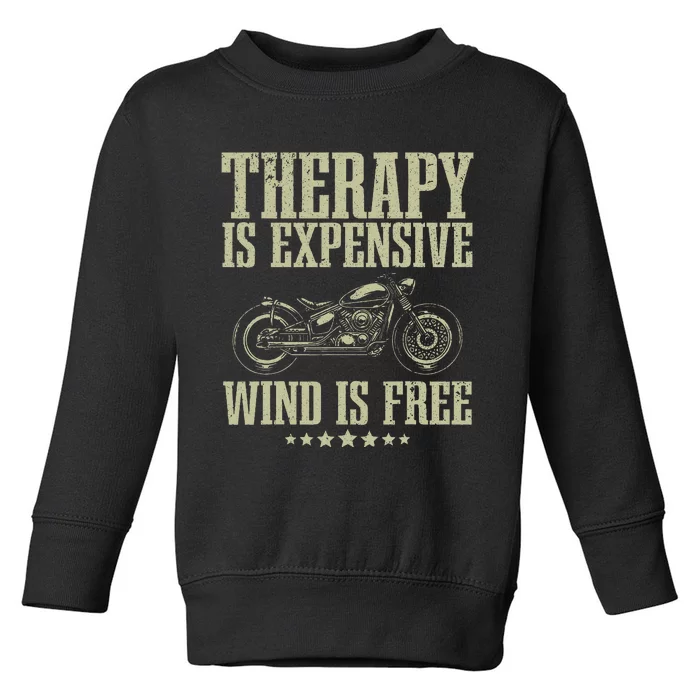 Cool Motorcycle For Motorcycle Lovers Bike Rider Toddler Sweatshirt