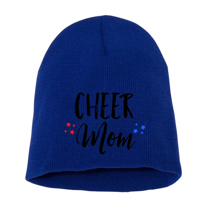 Cheerleader Mom Funny Giftgift Cheer Team Mothergift Cheer Mom Cool Gift Short Acrylic Beanie