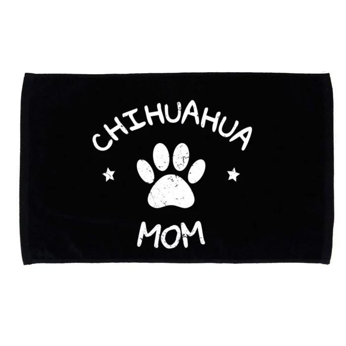 Chihuahua Mom Funny Gift Microfiber Hand Towel