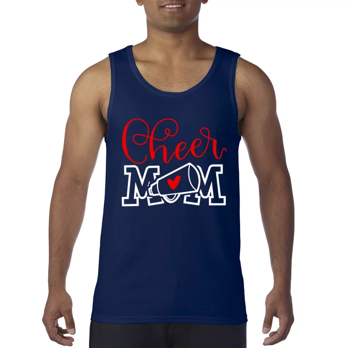 Cute Matching Family Cheerleader Mother Gift Cheer Mom Tank Top