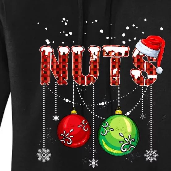 Chestnuts Matching Family Funny Chest Nuts Christmas Couples Women's Pullover Hoodie