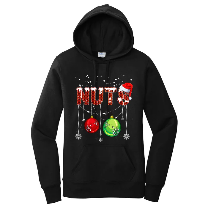 Chestnuts Matching Family Funny Chest Nuts Christmas Couples Women's Pullover Hoodie