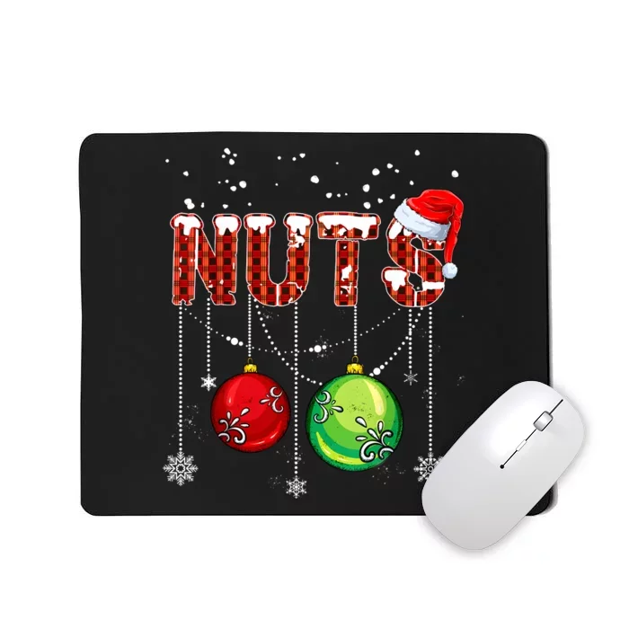 Chestnuts Matching Family Funny Chest Nuts Christmas Couples Mousepad