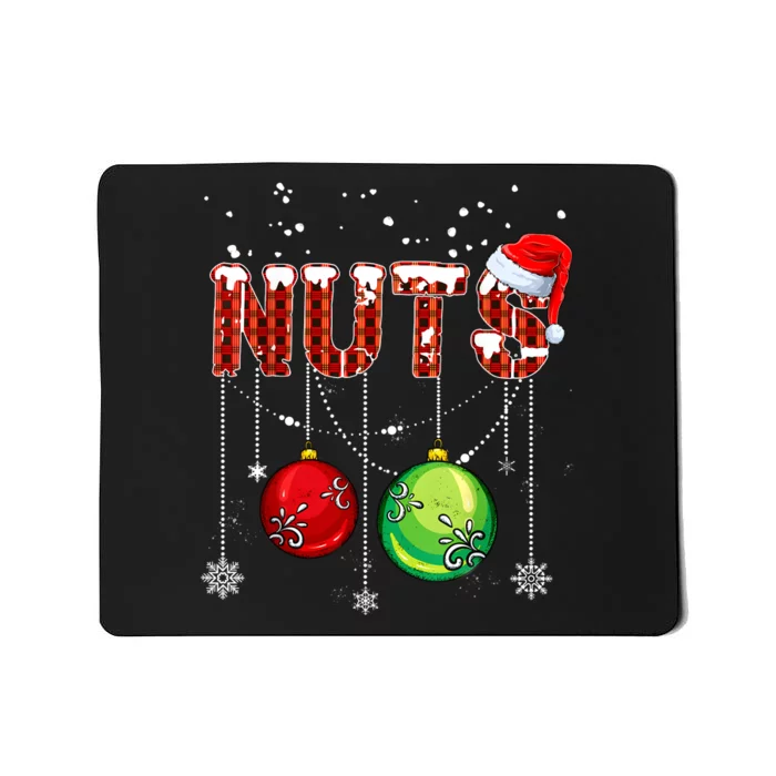 Chestnuts Matching Family Funny Chest Nuts Christmas Couples Mousepad