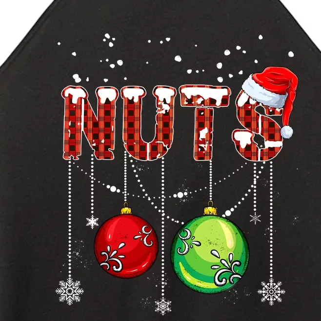 Chestnuts Matching Family Funny Chest Nuts Christmas Couples Women’s Perfect Tri Rocker Tank