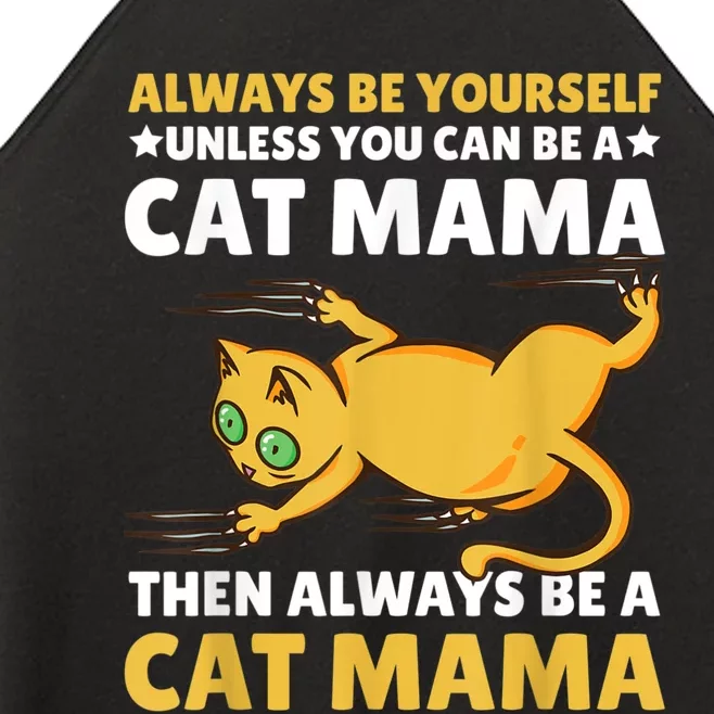 Cat Mama For Mothersday For All Mother Women’s Perfect Tri Rocker Tank