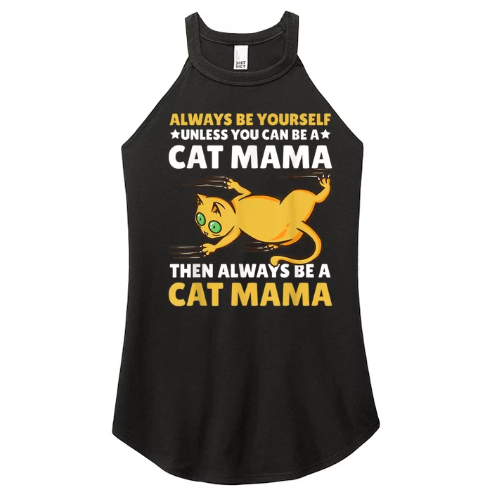 Cat Mama For Mothersday For All Mother Women’s Perfect Tri Rocker Tank